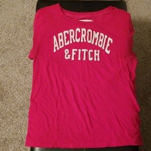 Pink Abercrombie & Fitch T-shirt